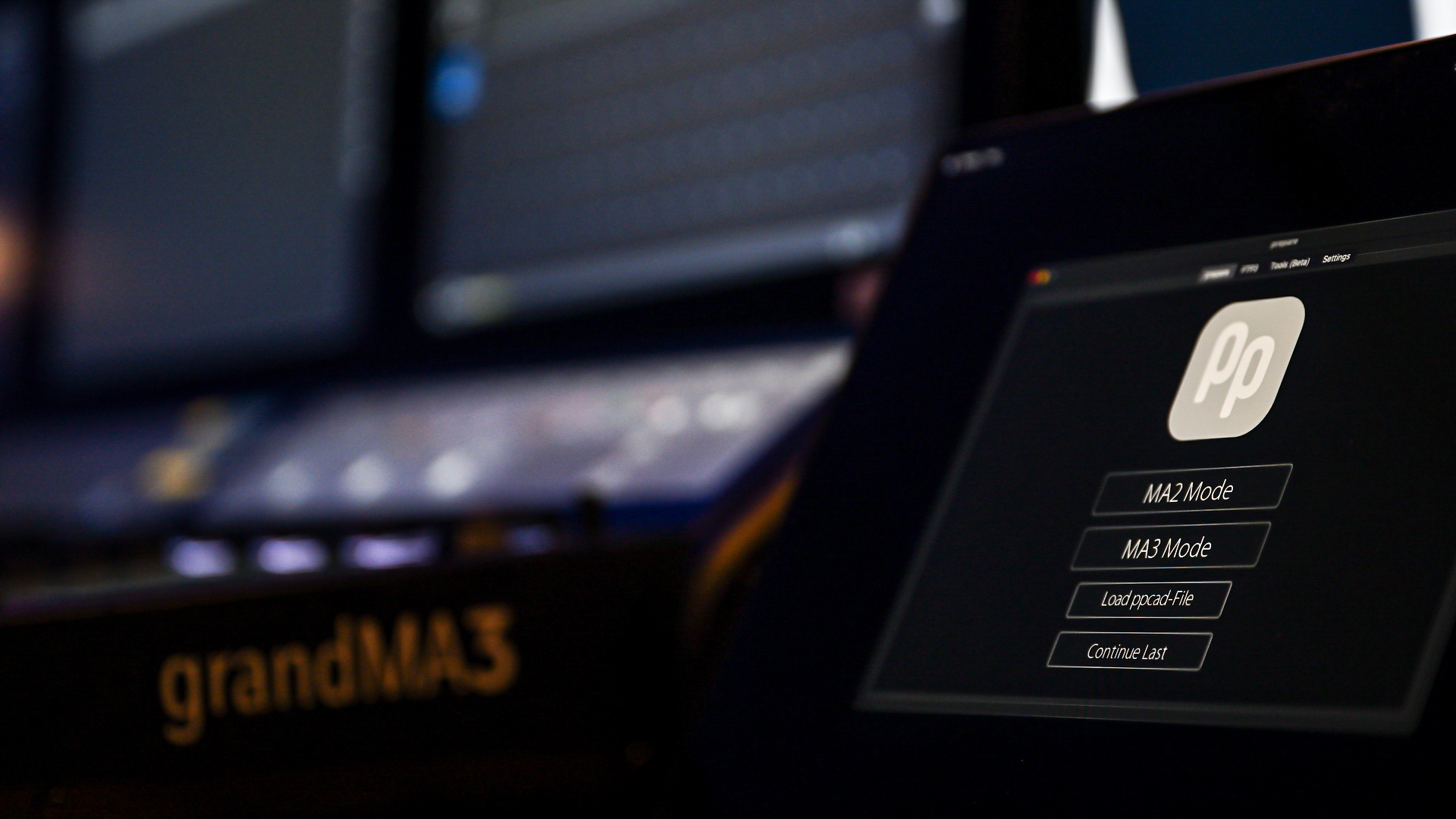 Image of the start screen of prepare